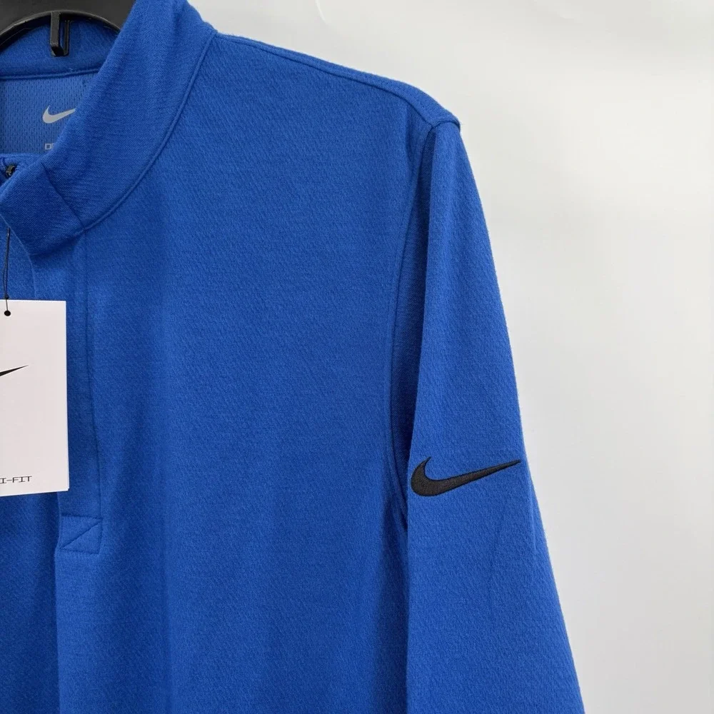 Nike Victory 1/2 Zip DRI-FIT Golf Pullover Top Game Royal BV0398-480 Men's S
